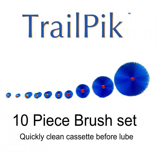 TrailPik-12 | 11 | 10 | Speed Cassette Cleaner and Bike Detail Brushes